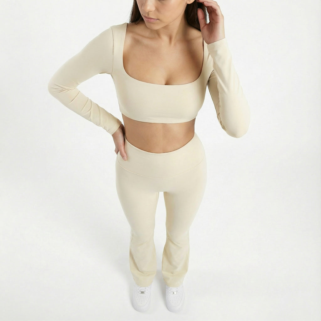 Beige Pilates set